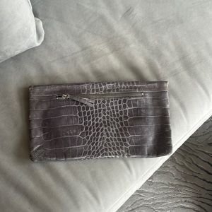 Club Monaco Leather Clutch